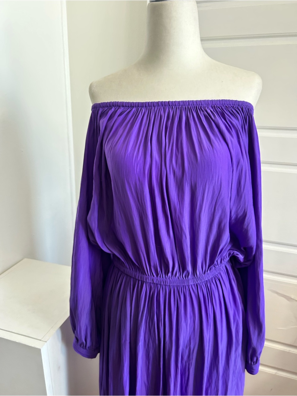 Smythe Gypset Dress in a striking saturated purple, size US 10.